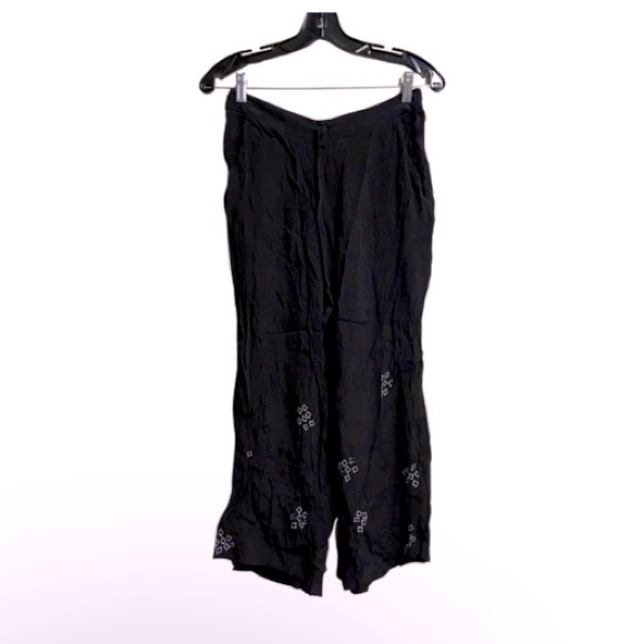 Benares black casual flirt pants - Picture 1 of 2